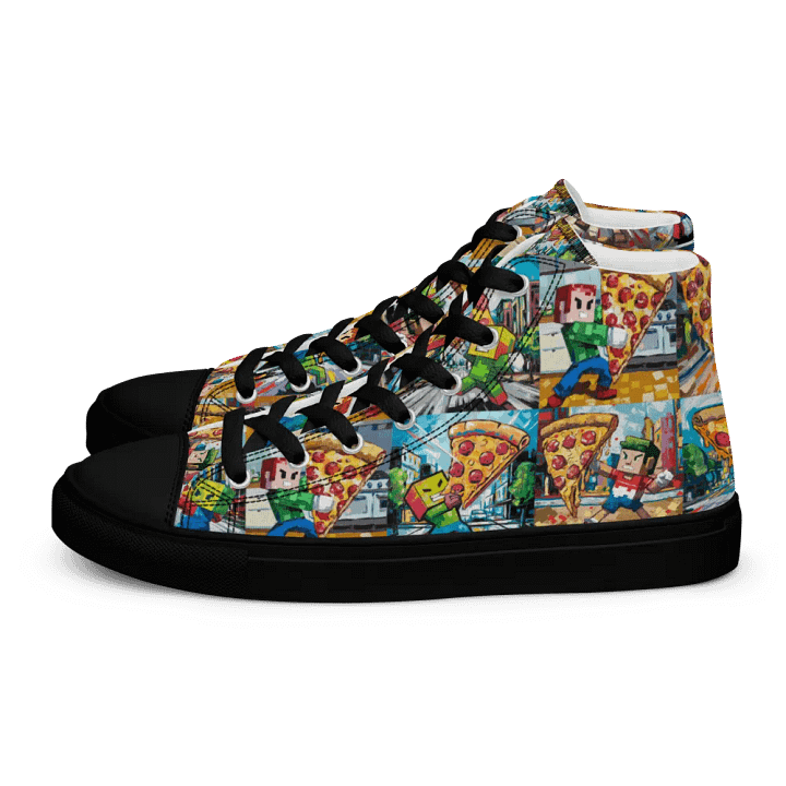 Pizza Modern Art High Top Male product image (2)