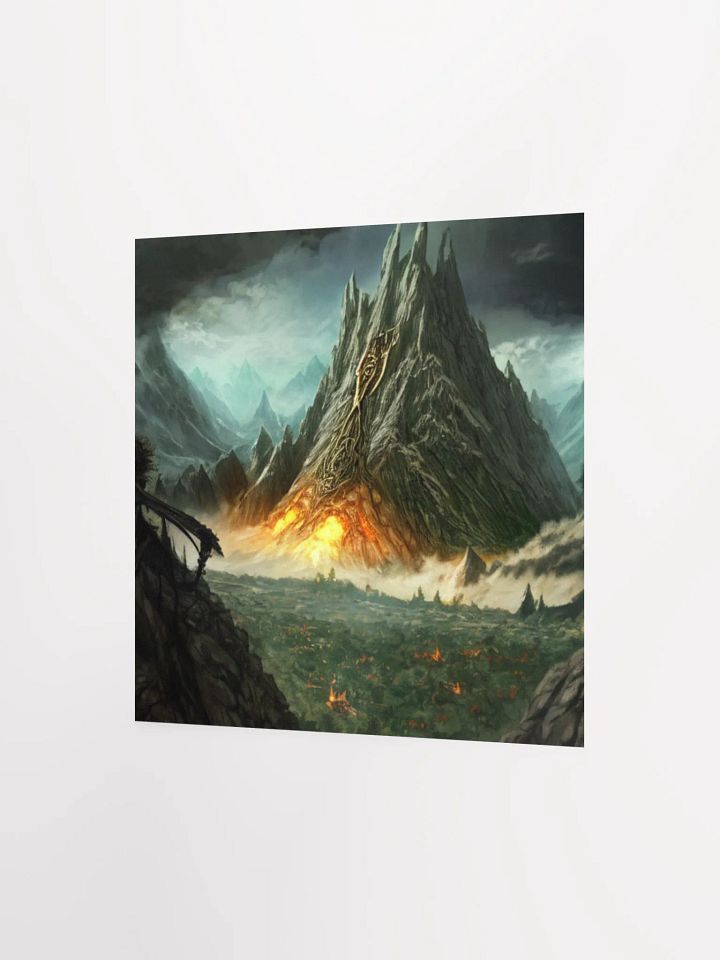Eye of the Inferno Lord Of The Rings Anime Concept Art Poster product image (9)