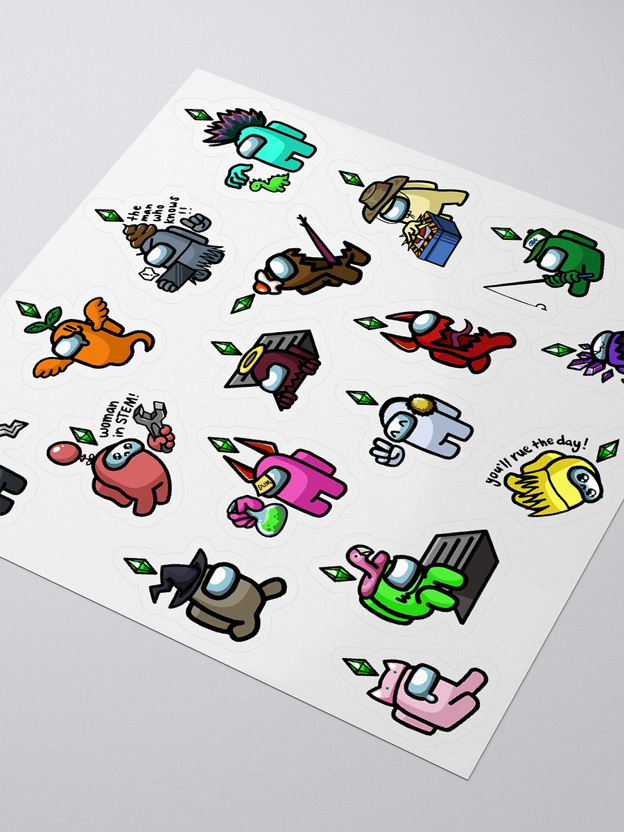 simmer amongus Stickers product image (3)