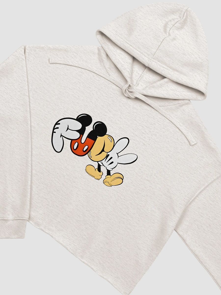 Mickey Mouse Letters Style Fuck Crop Hoodie product image (14)