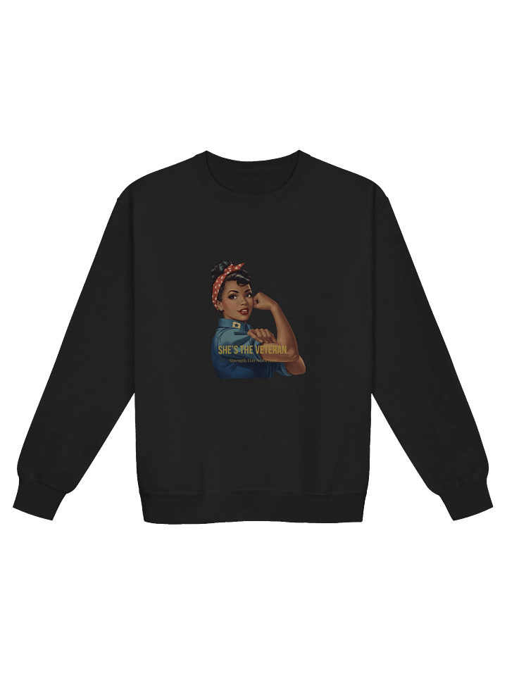 She’s The Veteran Crew Neck Sweatshirt product image (1)