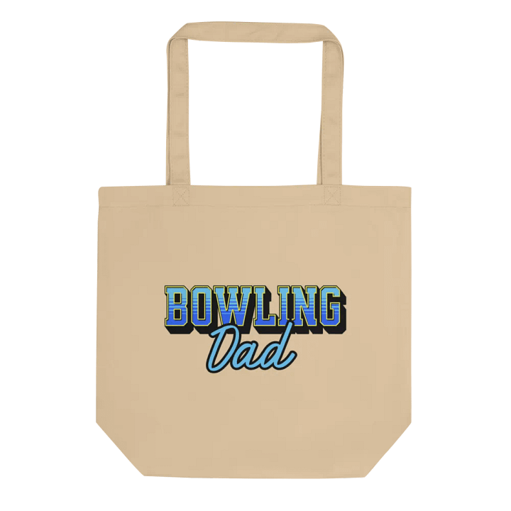 Bold Bowling Dad Eco Tote product image (1)