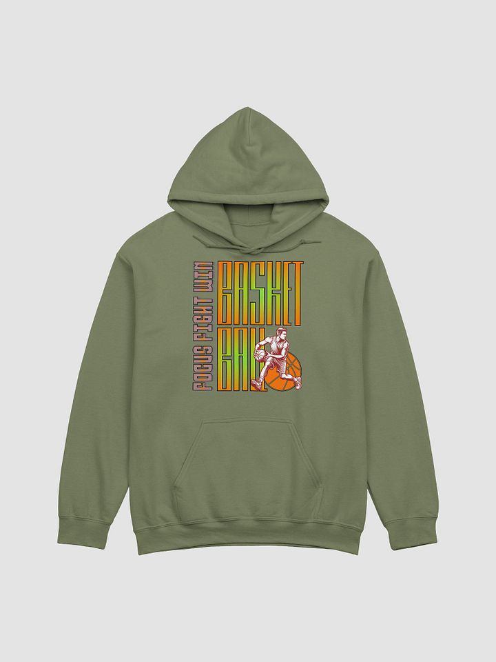 Focus Fight Win Basketball Hustle Hoodie product image (16)