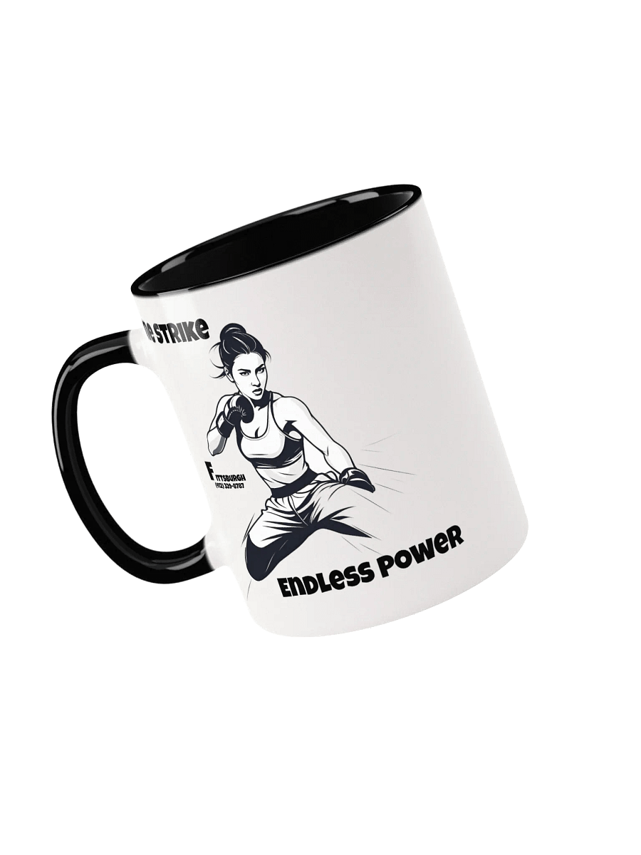 Warrior Women Ceramic Mug Black product image (5)