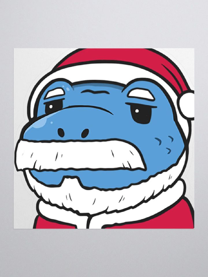 Santa Rex Sticker product image (1)