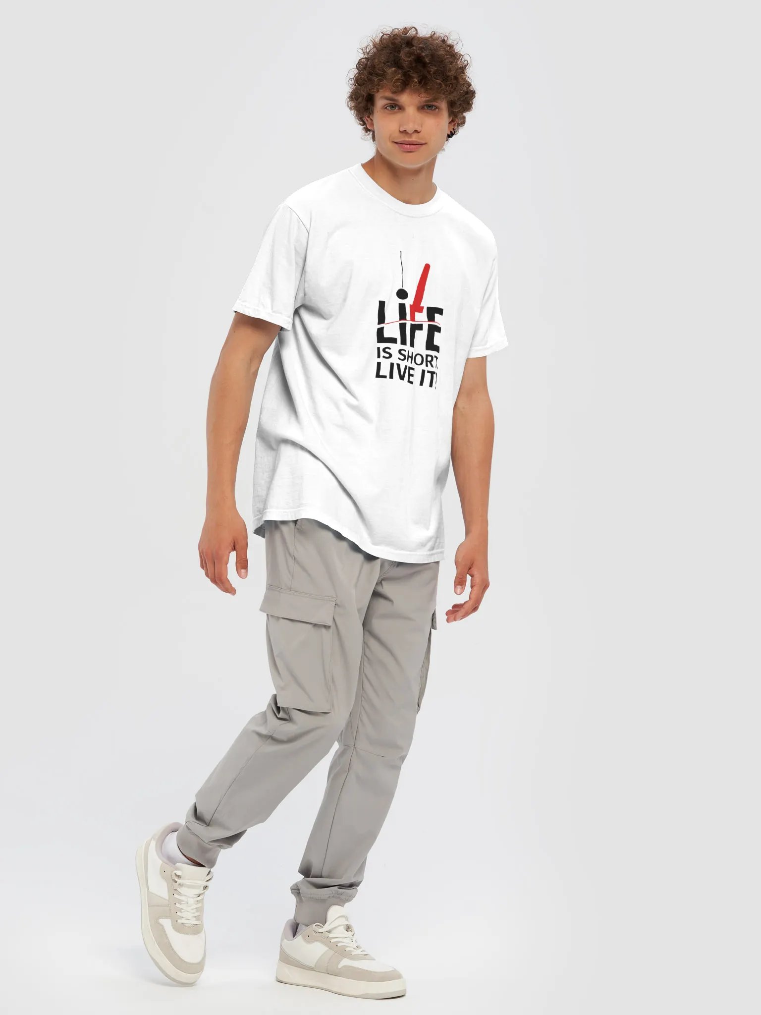LIFE IS SHORT. LIVE IT! Bungee Jumping T-Shirt product image (68)