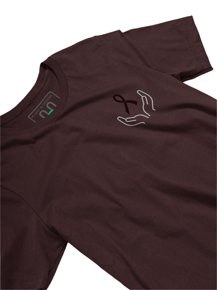 Empowerment Black Ribbon Hands T-Shirt - Skin Cancer product image (2)