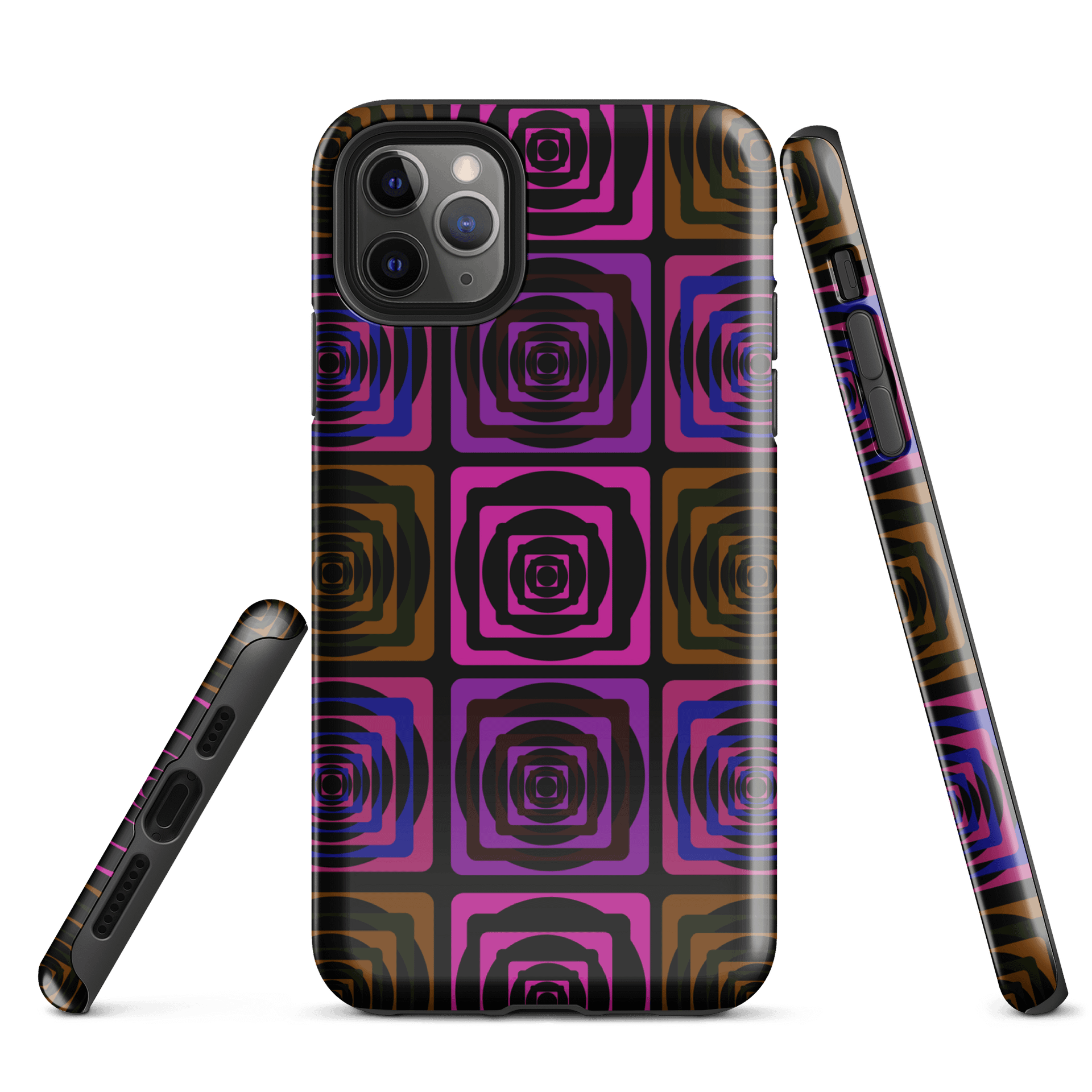 Concentric Grid iPhone® Tough Case product image (5)