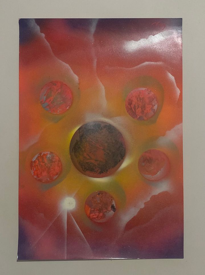 Dragon ball z pray paint art product image (1)