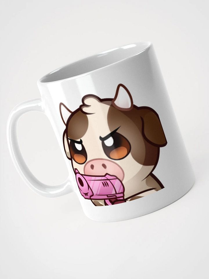 Cow Holding A Gun Mug product image (1)