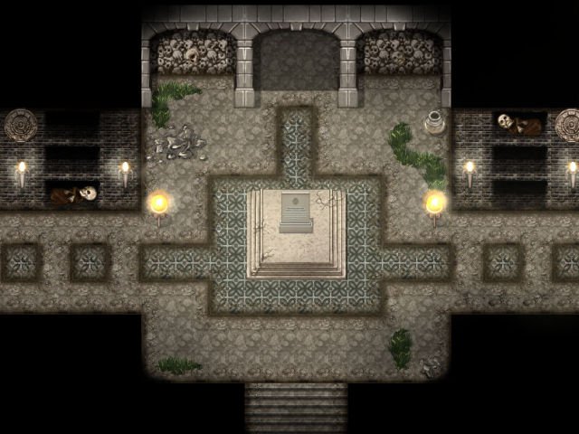 KR Burial Grounds ~ Crypt, Catacomb and Mausoleum Tileset for RPGs product image (8)
