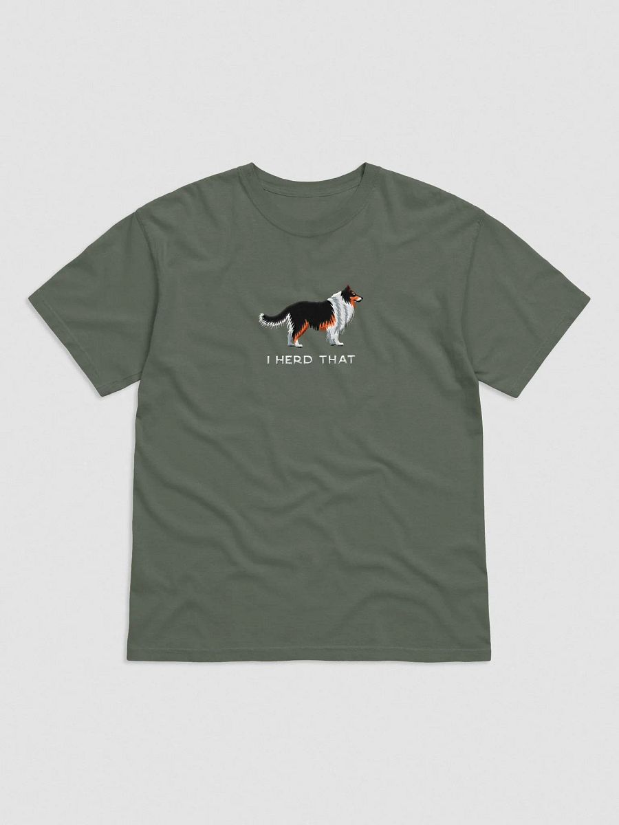 I Herd That T-Shirt(Embroidered) of a Shetland Sheepdog(Tricolor) product image (4)