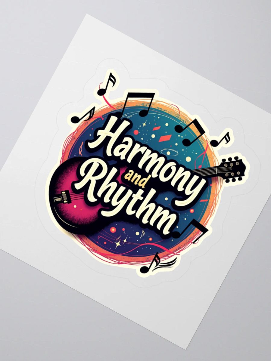 Harmony and Rhythm Guitar Stickers product image (2)
