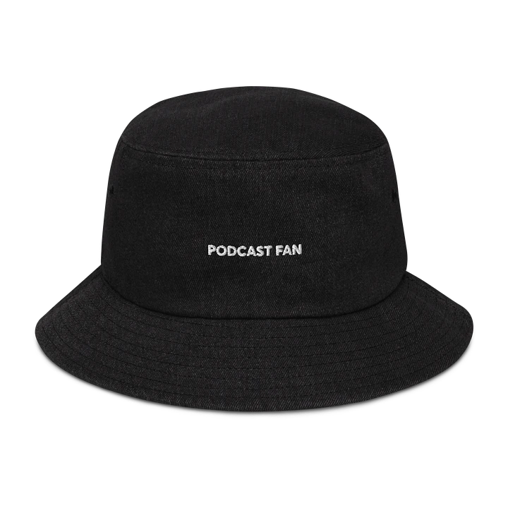 Podcast Fan Denim Bucket Hat product image (1)