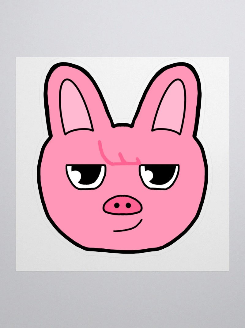Dwaekki face sticker