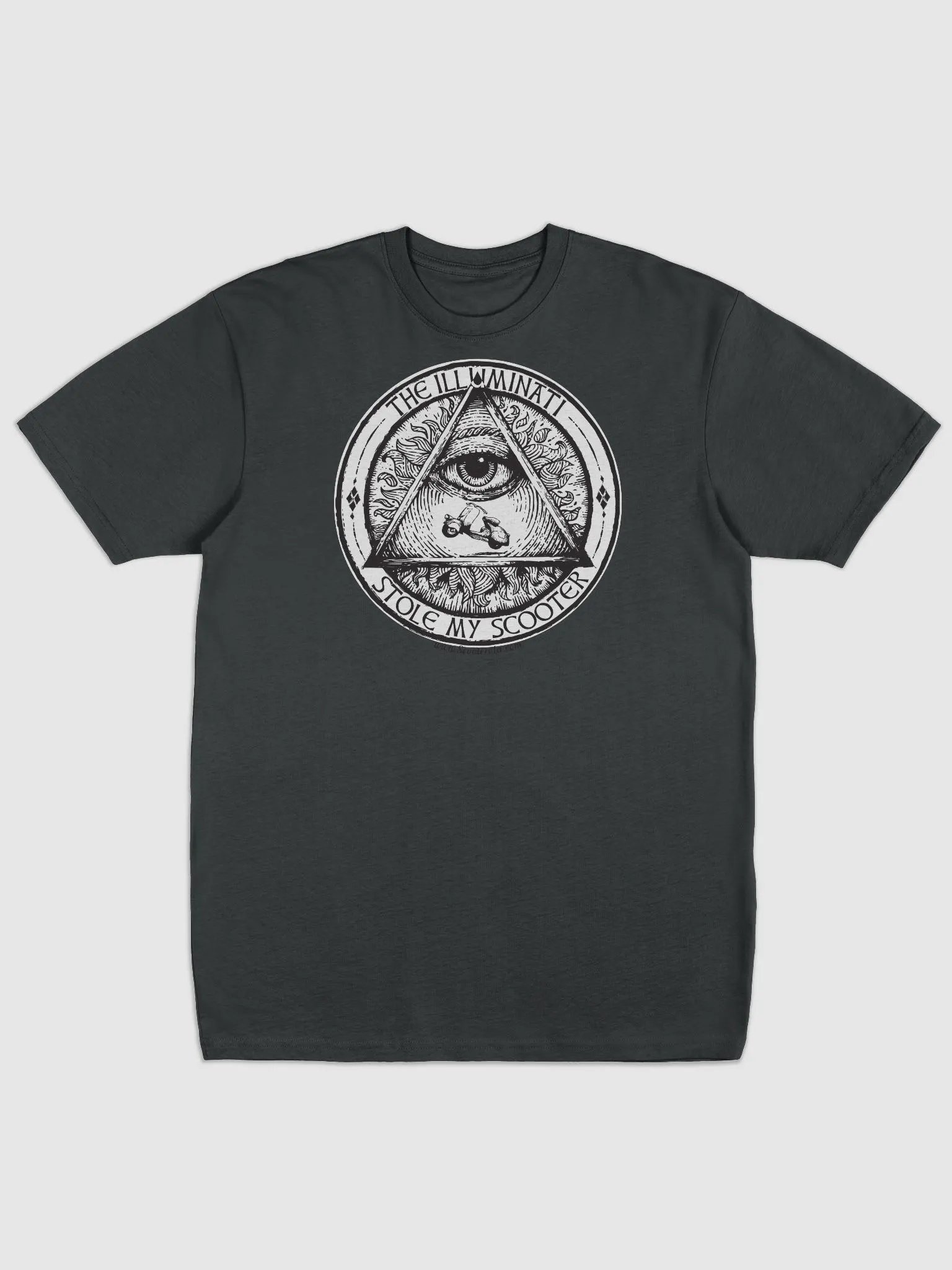 Illuminati Stole My Scooter Tee product image (1)