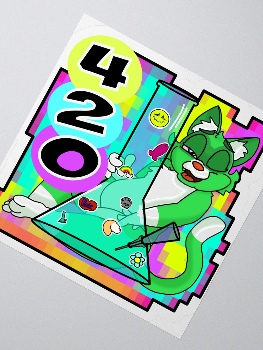 d20 Bong Pinup 2025 Sticker product image (5)