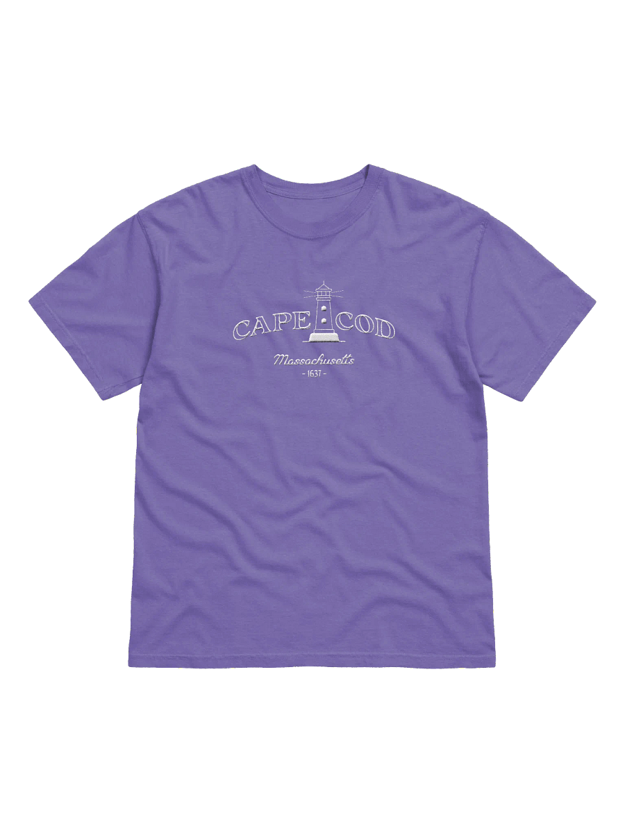 Cape Cod Lighthouse Center Embroidery Tee product image (23)