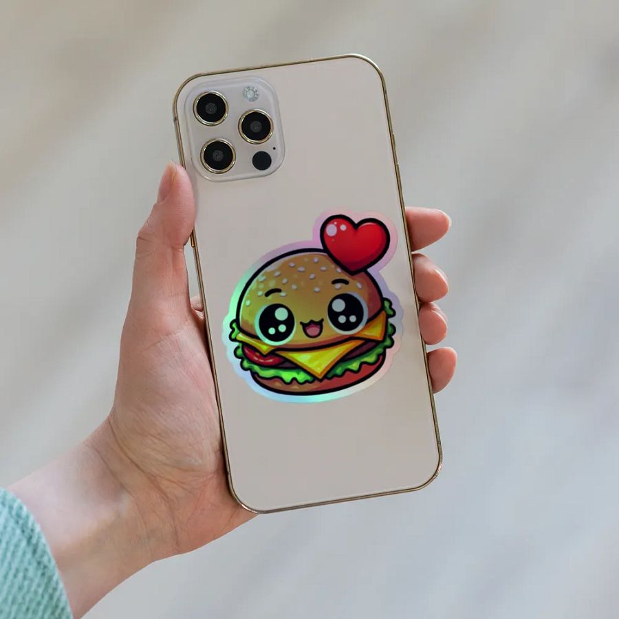 Burger Buddy Holographic Sticker Set product image (8)