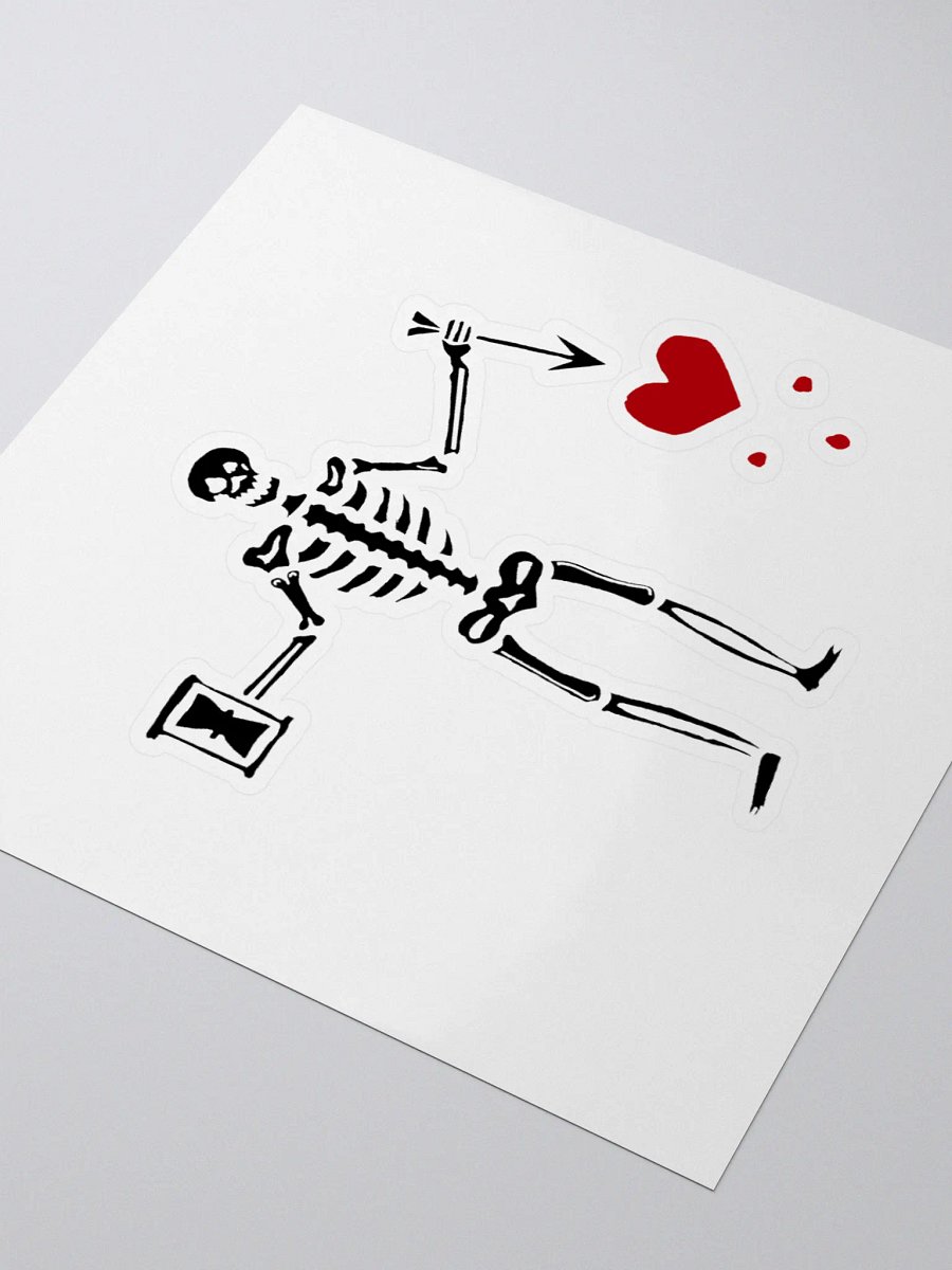 Skeleton Stabbing A Heart Stickers product image (7)