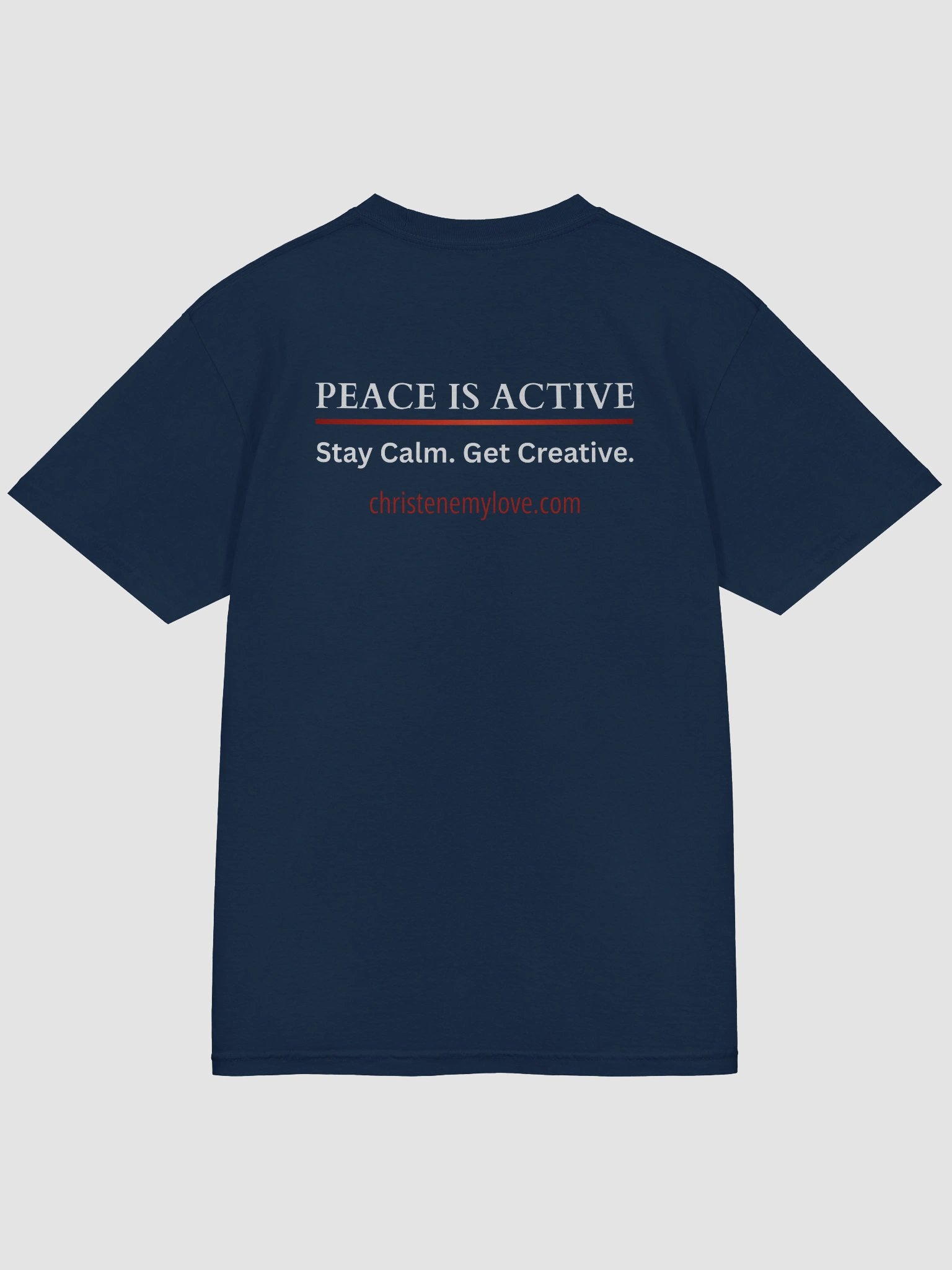 Pacifism is not Passivism Heavyweight Relaxed Fit Tee product image (4)