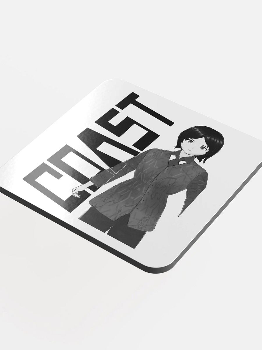 Coast M Vtuber Black and White Drinking COASTER product image (4)