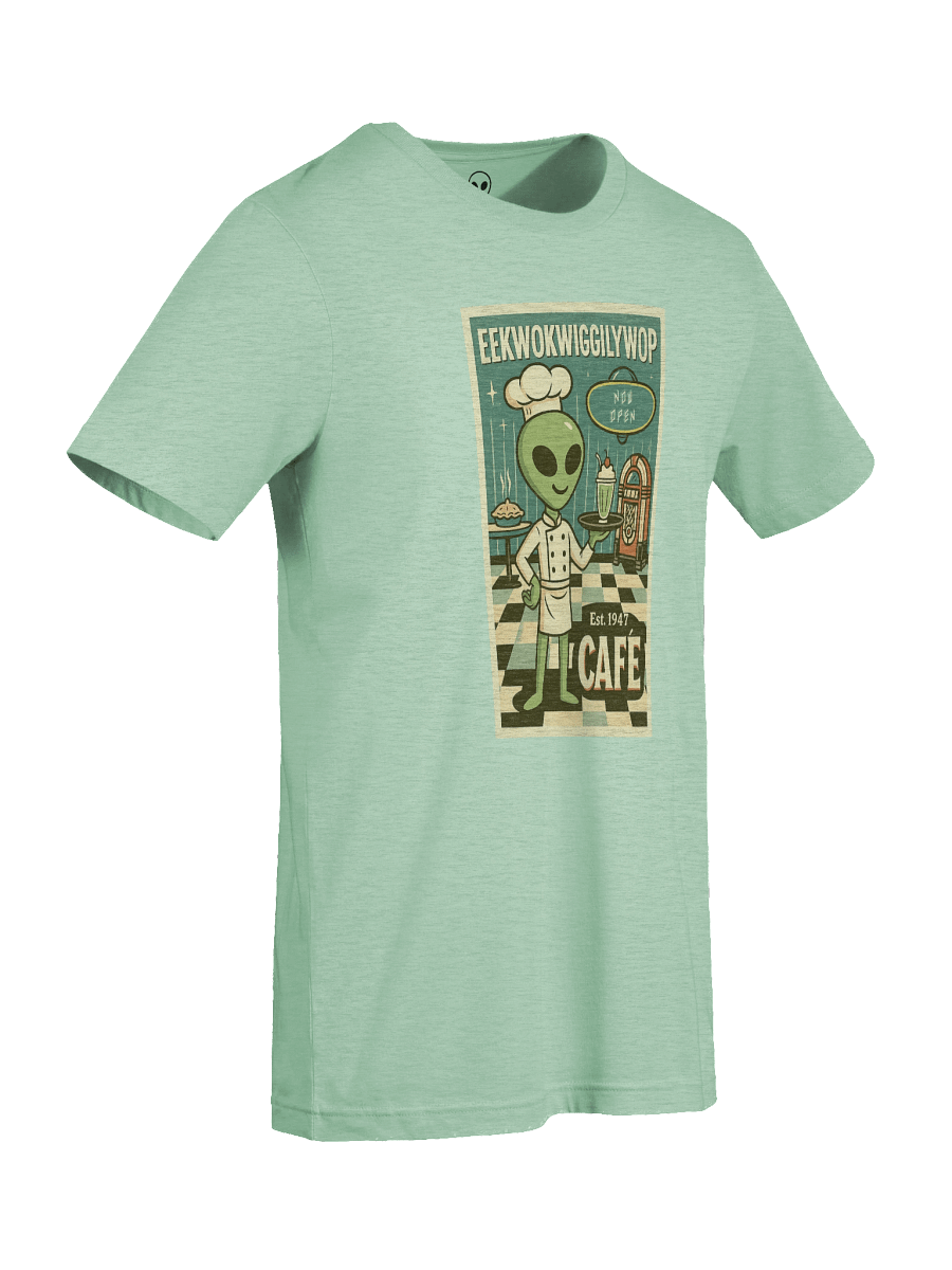 Roswell Aliens 1950's Retro Diner Poster Unisex T-Shirt product image (81)