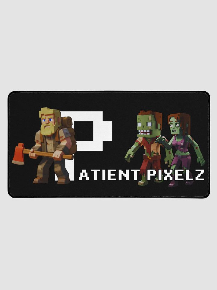 Patient PixelZ P Logo Desk Mat (Black) product image (1)