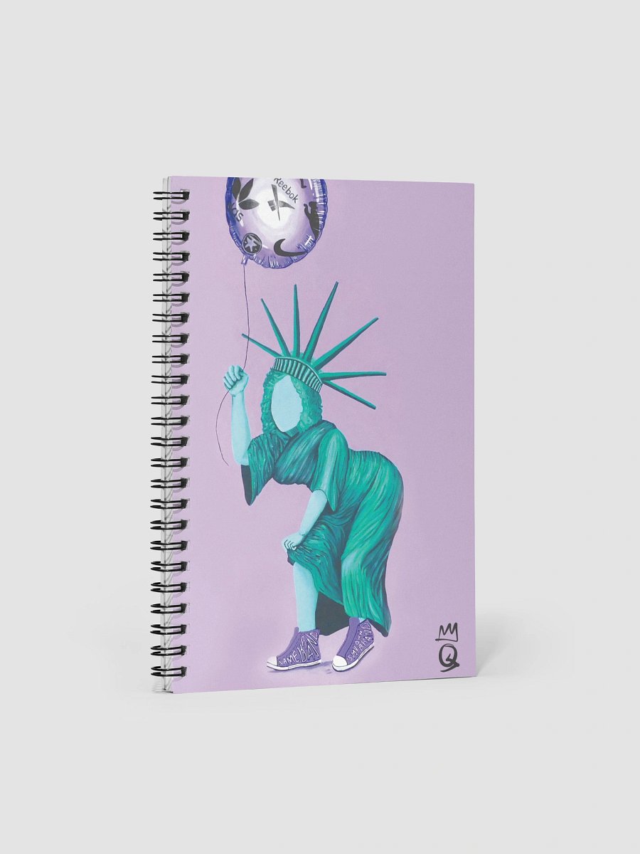 Inflated Liberty Spiral Notebook product image (1)