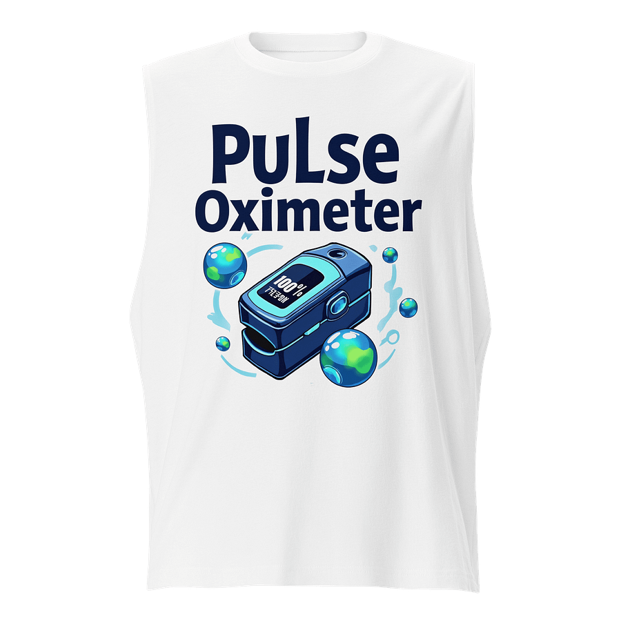Vitality Check Pulse Oximeter Cartoon Art Print product image (1)