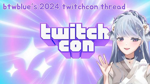 on my way to twitchcon!! super excited, see you there 💙✨