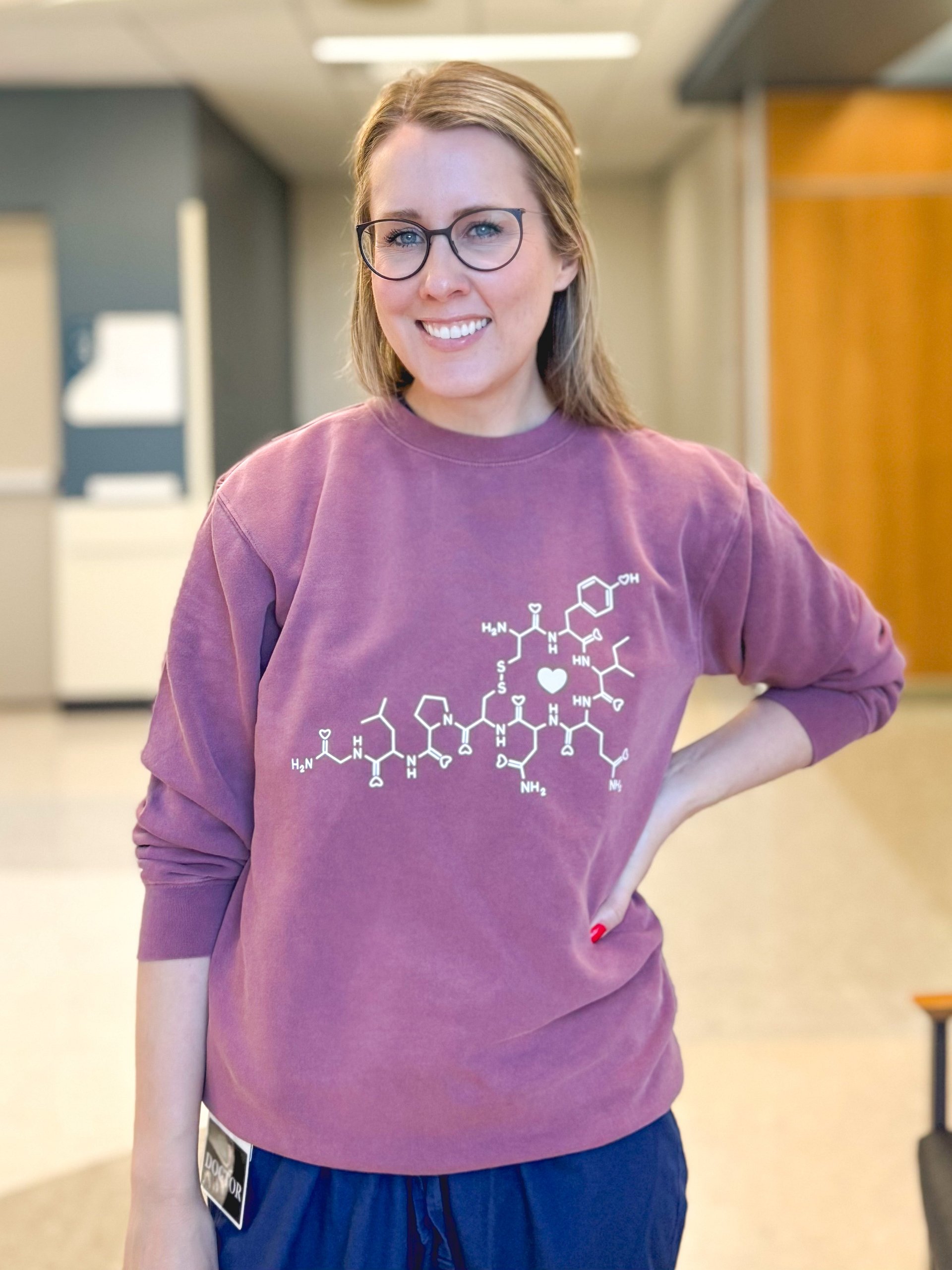 oxytocin is love (sweatshirt) product image (5)