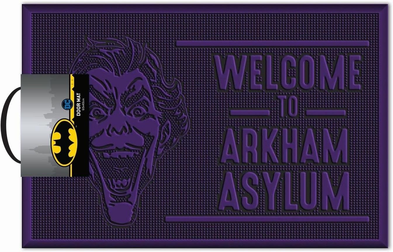 Covoraș pentru ușă Pyramid DC Comics: The Joker - Welcome To Arkham Asylum product image (1)