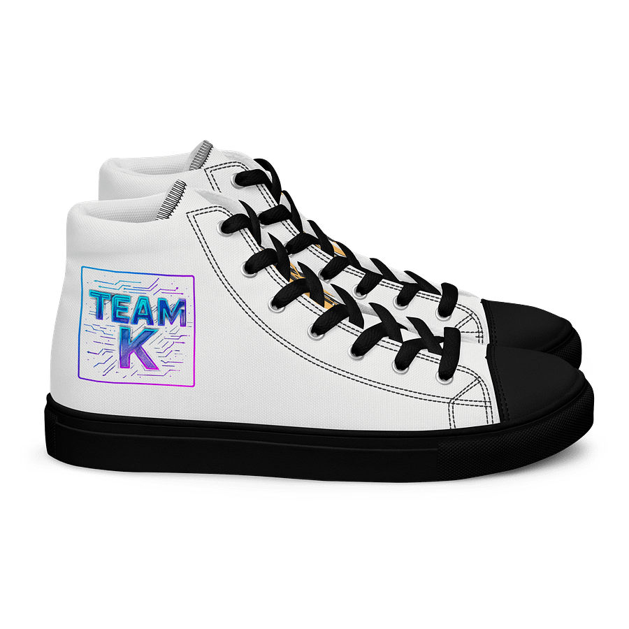 Team K V-11 Women's High Top Canvas Shoes product image (2)
