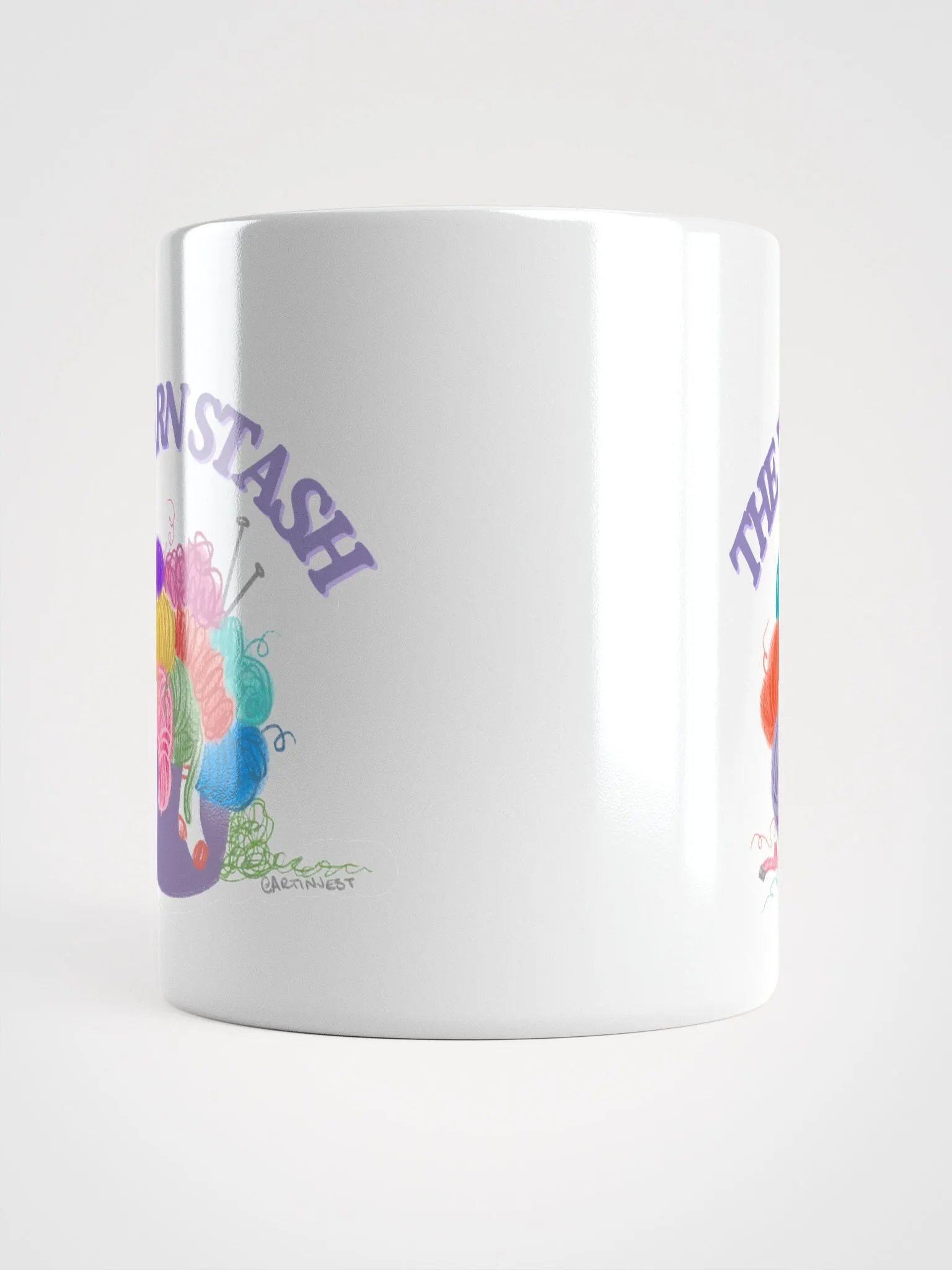 The Yarn Stash Glossy Mug product image (9)