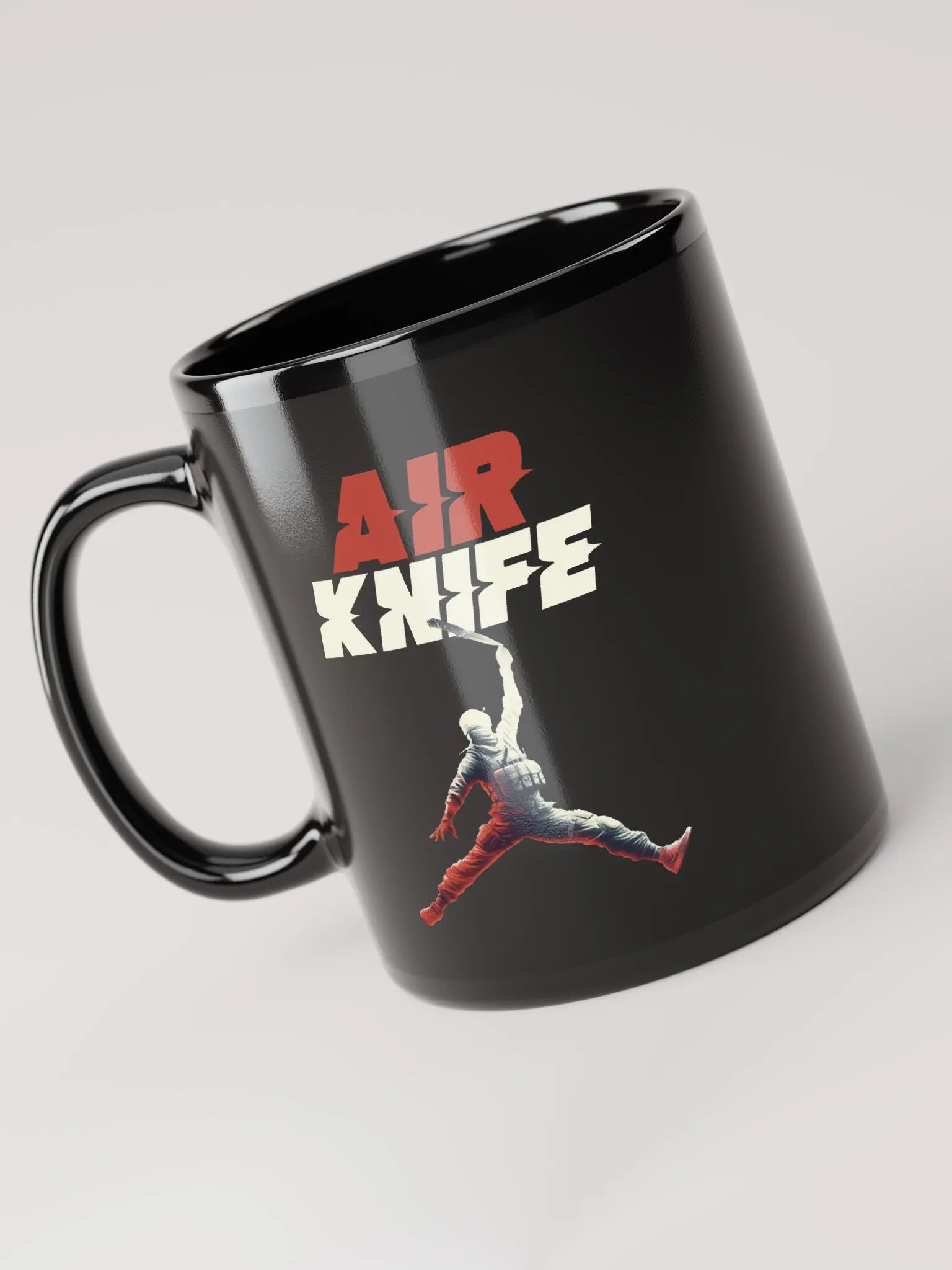 Poppa coffee mug with Air Knife logo product image (3)