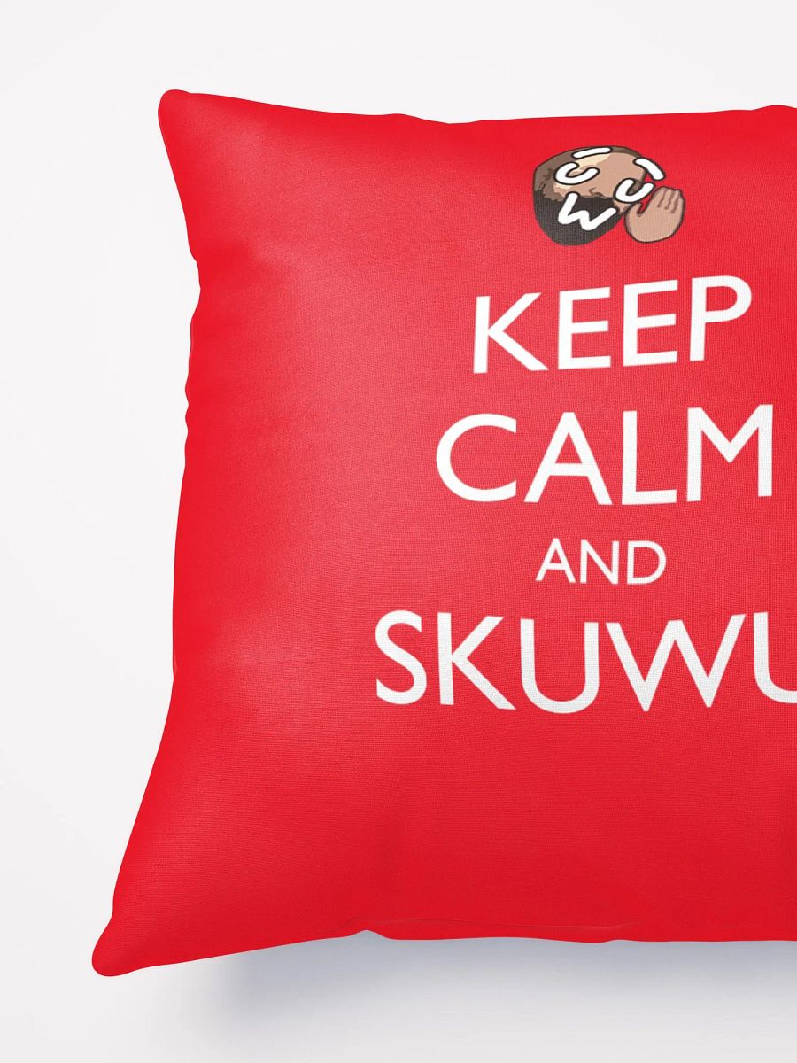 "Keep Calm and Skuwu" Throw Pillow product image (2)