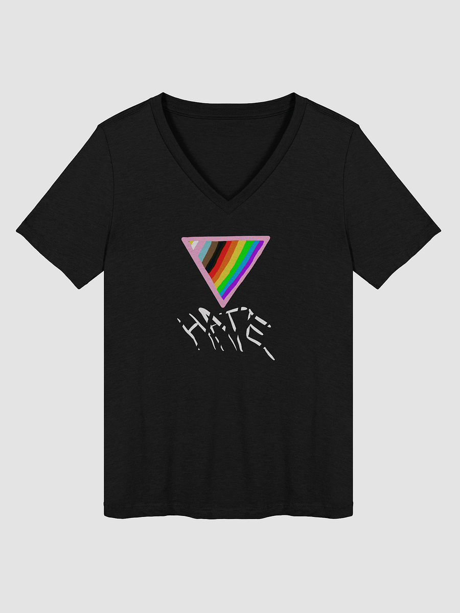 Crush Hate Relaxed V-Neck Tee product image (3)