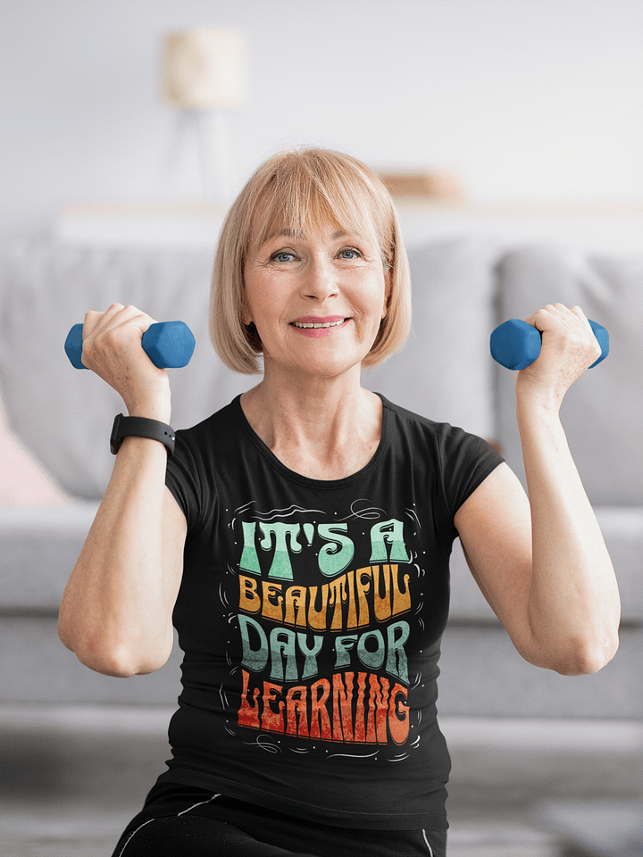 'It's a Beautiful Day for Learning' T-Shirt Design product image (2)