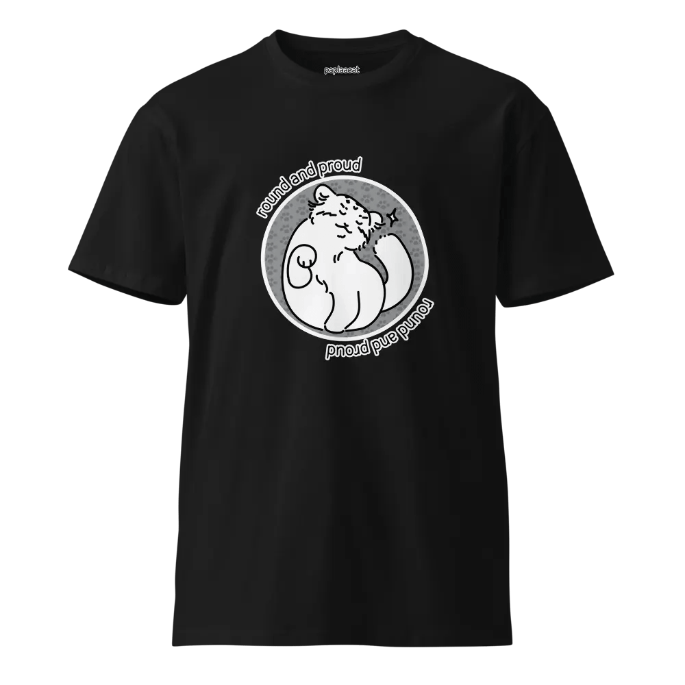 Round and Proud Manul Unlabeled Version - AS Colour Unisex T-Shirt product image (21)