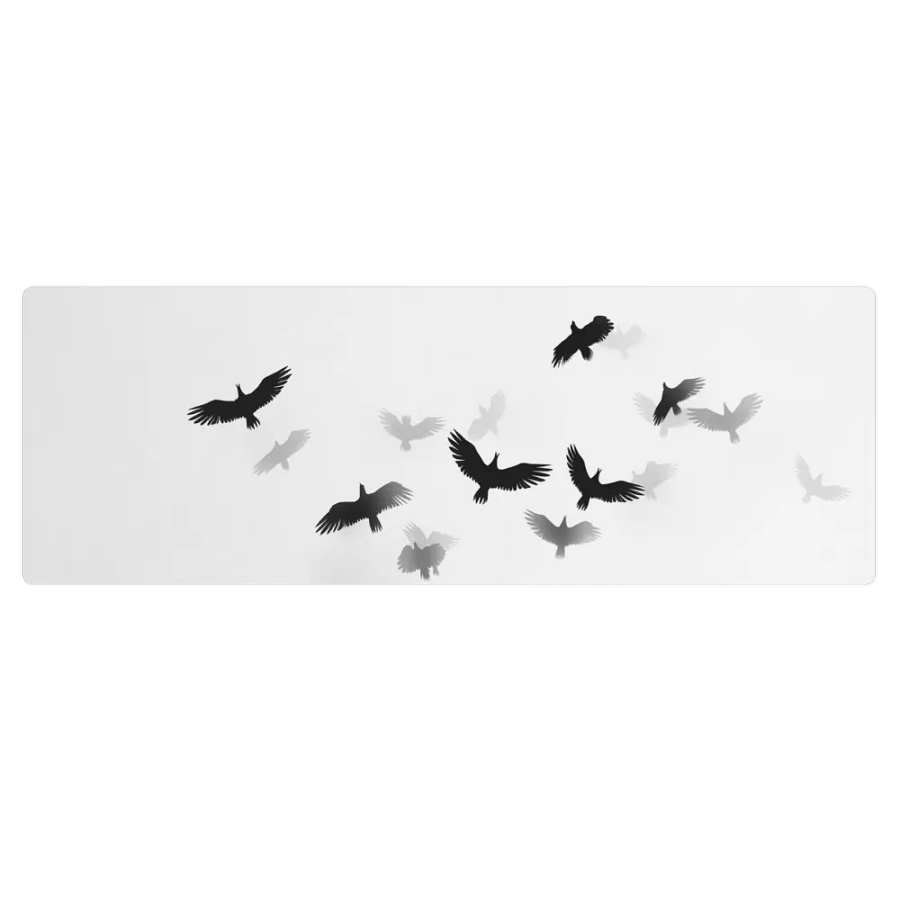 Premium Yoga Featuring Black Birds and Shadows Motif product image (12)