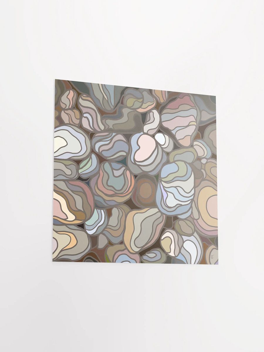 Organic Layers Matte Poster - Stones No. 3 product image (3)