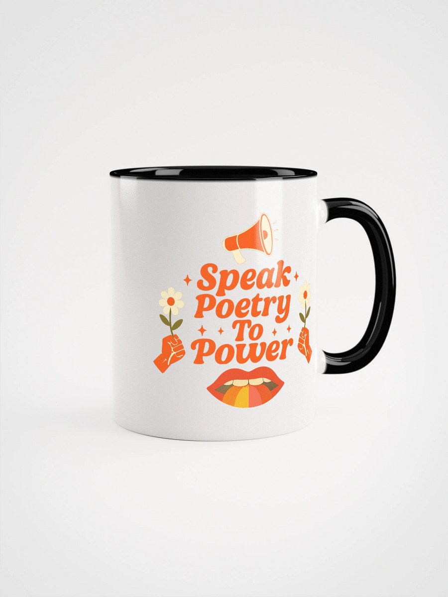 Speak Poetry To Power Accent Mug product image (2)