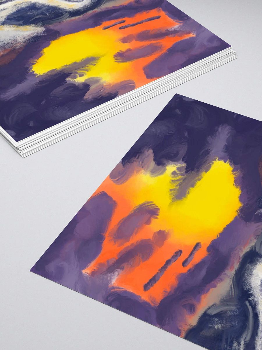 Sunset Ocean Blue Sticker product image (4)