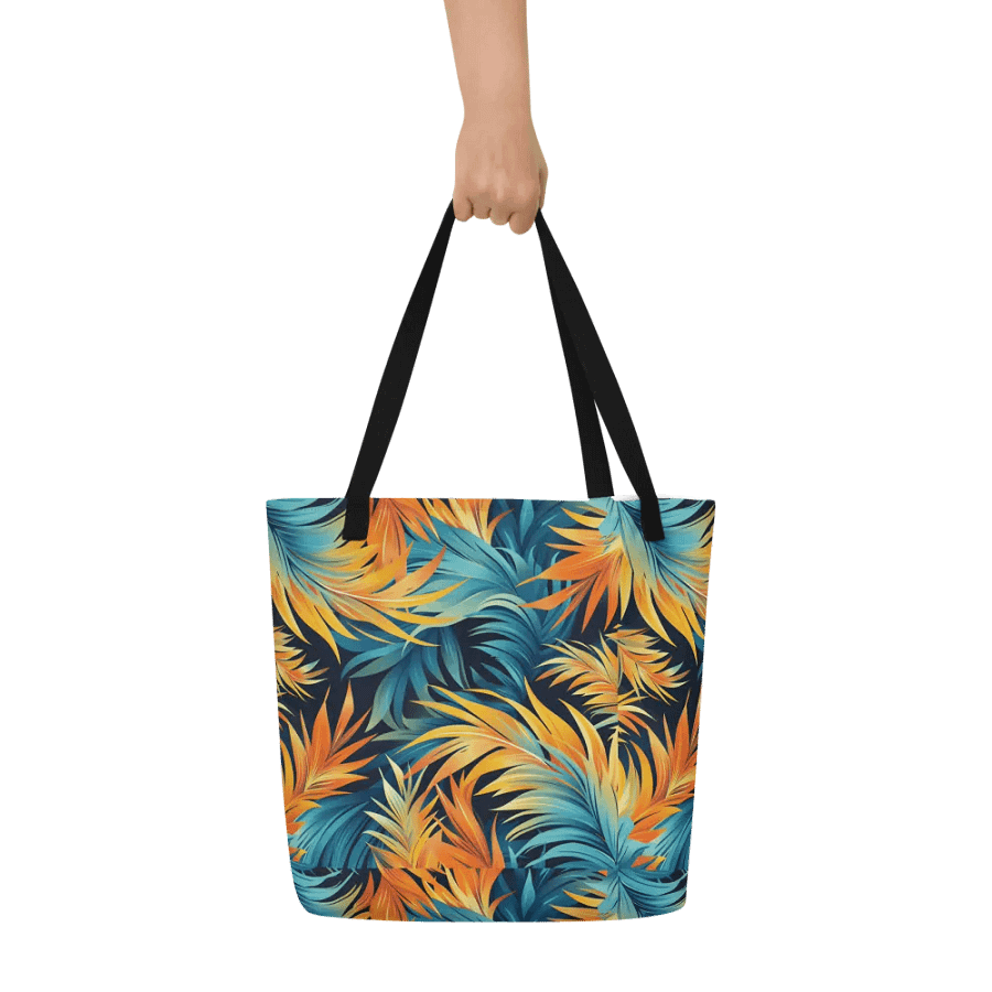 Tropical Flow Large Tote Bag product image (2)