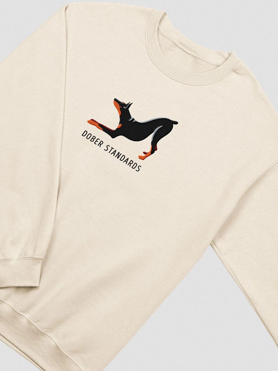 Dober Standards Sweatshirt (Embroidered) of a Doberman Pinscher product image (5)