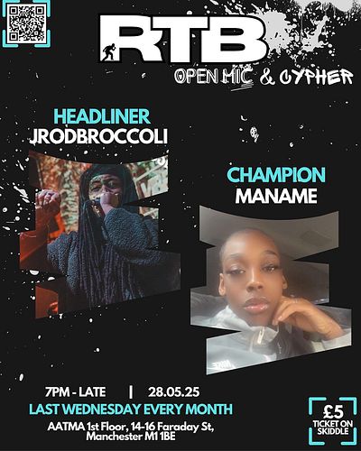 @raisethebarmcr Full line up for this Wednesday!!!!

Tickets in bio they’re only a fiver!

Come support local underground mus...