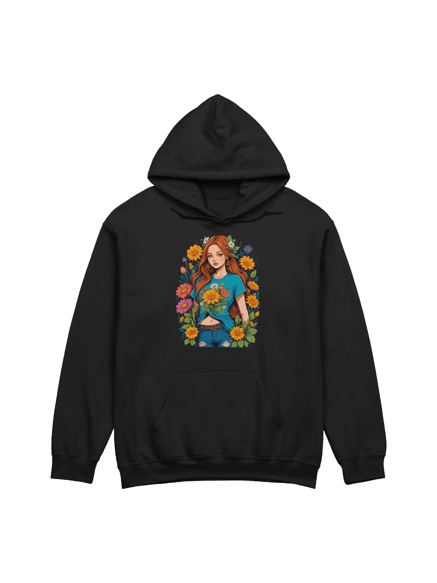 Bloomcore Flower Girl v1 - Gildan Classic Hoodie - Gildan 18500 product image (4)