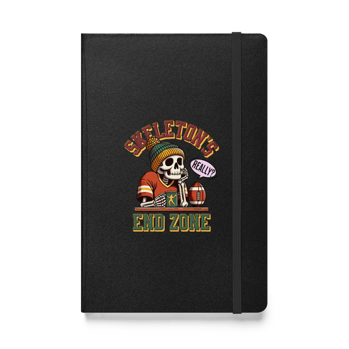Skeletons End Zone Football Hardcover Notebook product image (1)