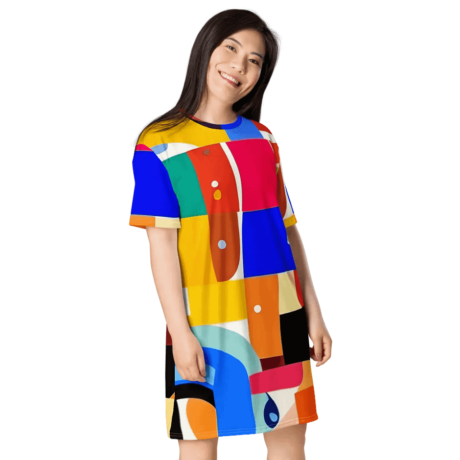 Mosaic Magic T Shirt Dress product image (6)